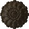 Ekena Millwork Durham Ceiling Medallion (Fits Canopies up to 4 1/4"), 31"OD x 1 1/2"P, Stone Hearth Crackle CM31DUSHC - alternate 1